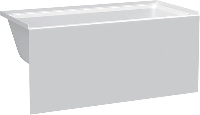 Fine Fixtures Acrylic, Fiberglass Alcove Soaking Bathtub - Image 2