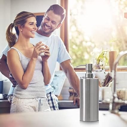 ARKTEK Large Stainless Steel Countertop Soap Dispenser - Image 6