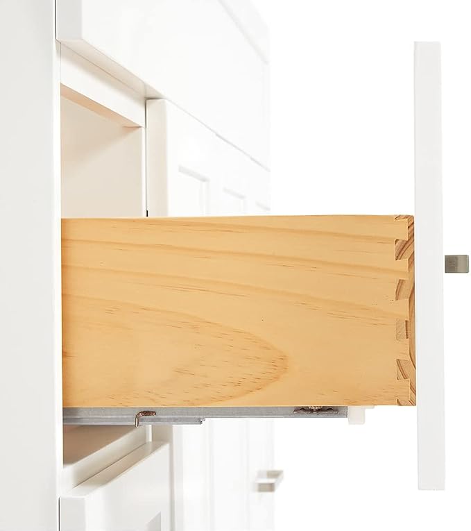 ARIEL Single Sink Bathroom Vanity Base Cabinet in White - Image 7