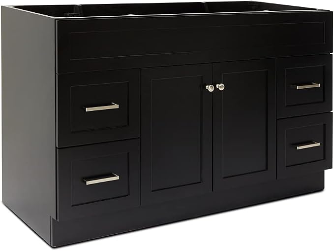 ARIEL Hamlet Series Bathroom Vanity Base Cabinet in Black - Image 4