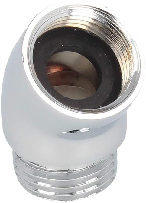 Shower Head Adapter, Solid Brass 135 Degree Shower Elbow Adapter, G1/2" Showers - Image 3