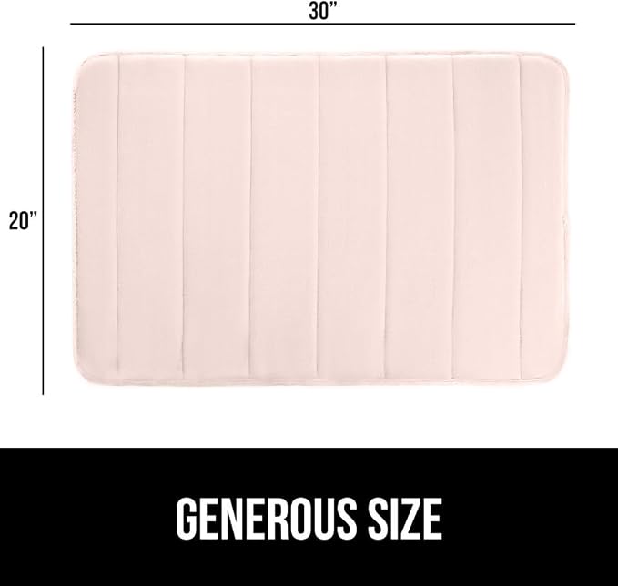 GORILLA GRIP Memory Foam Bath Mat, Soft Absorbent US Designed Bathroom Rug - Image 2