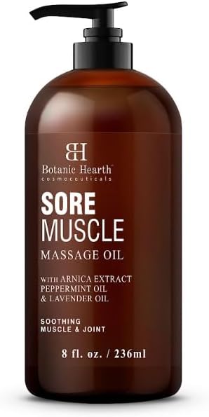 Botanic Hearth Sore Muscle Massage Oil | by BestHairCareProducts