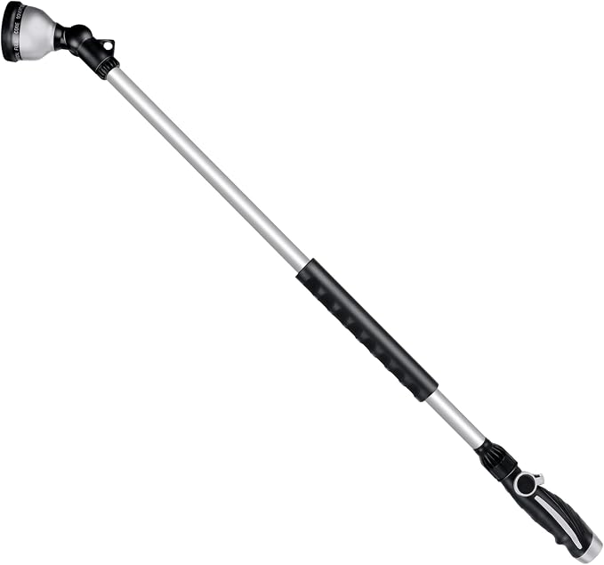 RESTMO 36” Long Watering Wand, Metal Garden Hose Wand by Restmo