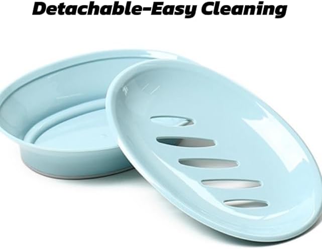 Plastic Soap Dish, Soap Saver Tray - Image 3