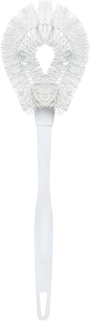 LOLA Toilet Bowl Brush w/Curved Head, Coated Wire, Durable Poly Bristles by LolaProducts