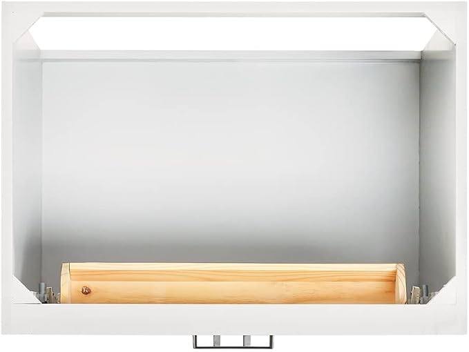 ARIEL 31" Bathroom Vanity with Single Sink, Quartz Top 1.5" Edge, Solid Wood - Image 9