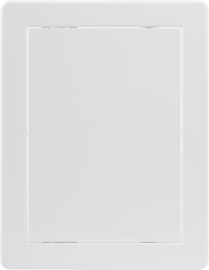 6 x 8 Inch White Rectangular ABS Plastic Plumbing Access Panel by Unknown