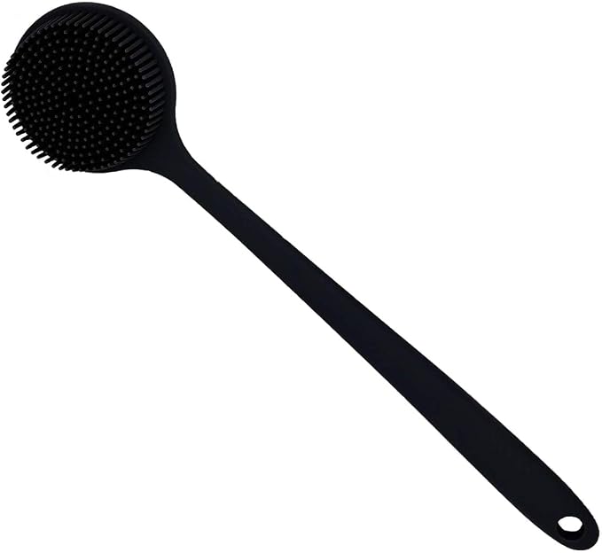 Silicone Body Scrubber, Long Handle Back Scrubber - Image 7