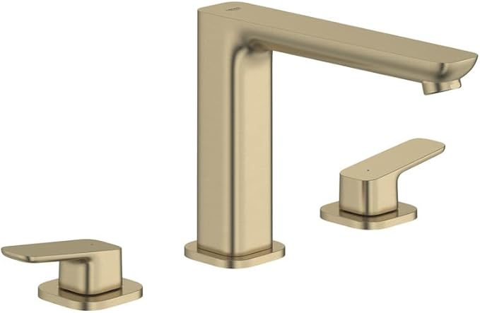 Grohe 101923EN00 Cubeo 3-Hole 2-Handle Deck Mount Tub Filler, Brushed Nickel by Grohe