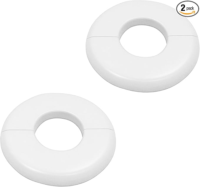 2 Pack Wall Split Flange for 1.1 Inch/28mm OD Pipe ABS Escutcheon Plate by Unknown