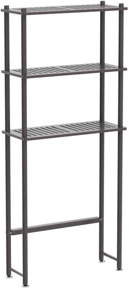 AmazerBath Bamboo Over The Toilet Storage Shelf, Over Toilet Bathroom Organizer - Image 5