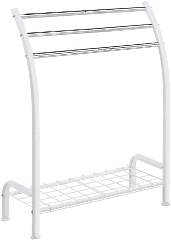 SunnyPoint Freestanding 3 Hanging Bar Towel Rack - Image 3