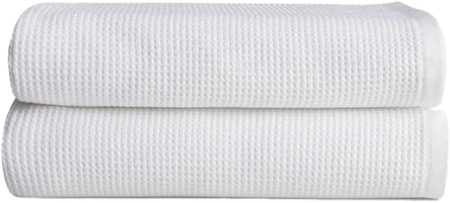 Cozy Earth Waffle Bath Towels by CozyEarth