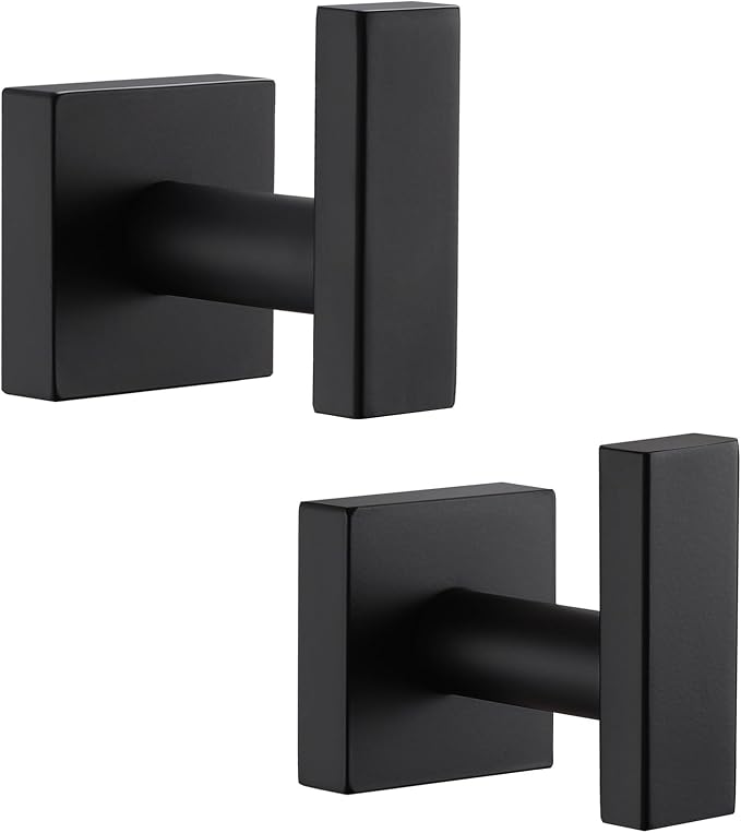 Angle Simple Bathroom Towel Hooks, Stainless Steel Robe Coat Hooks by AngleSimple