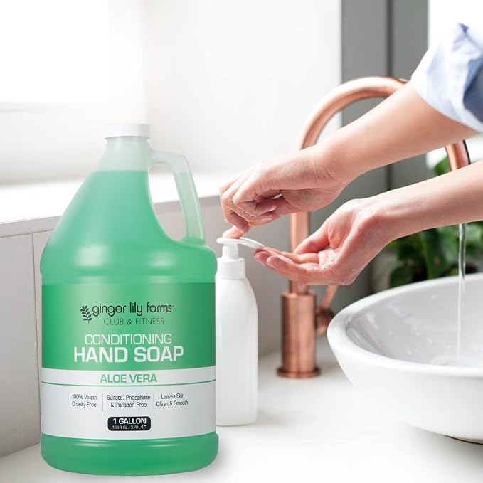 Ginger Lily Farms Club & Fitness Conditioning Liquid Hand Soap Refill, 100% - Image 6