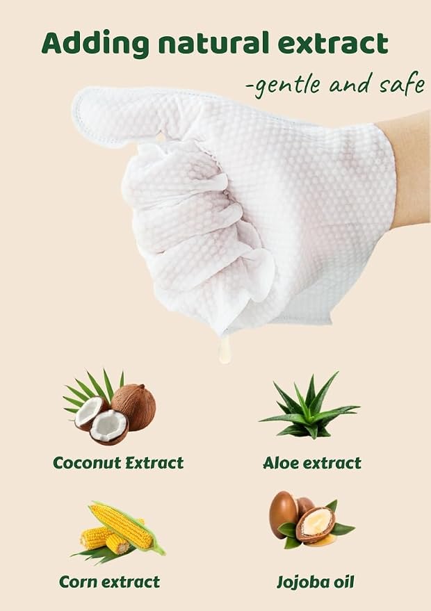 10-Pack Pet Cleaning Glove Wipes - Image 3