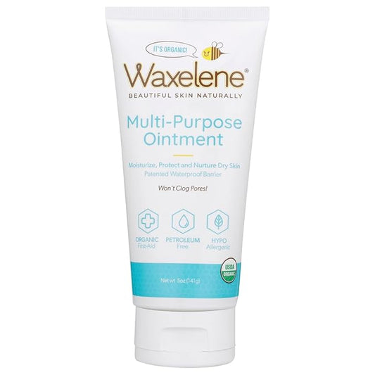 Waxelene Multipurpose Ointment Large Tube, Organic Aerated Balm the Petroleum by Waxelene