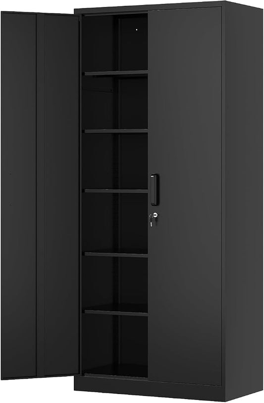 Metal Storage Cabinet-71” Tall Steel File Cabinets by Fesbos