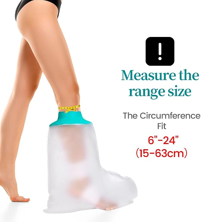 Cast Covers for Shower Leg, Waterproof Cast Cover for Showering, Cast Protector - Image 4