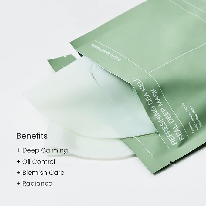 BIODANCE Refreshing Sea kelp Real Deep Mask, Overnight Hydrogel Mask, Oil & - Image 4