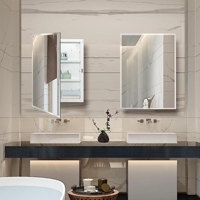 Plastic Medicine Mirror Cabinet - Image 7