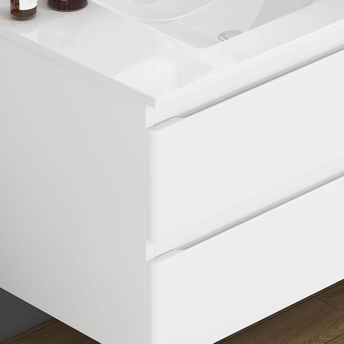 32" Wall Mounted Bathroom Vanity - Image 4