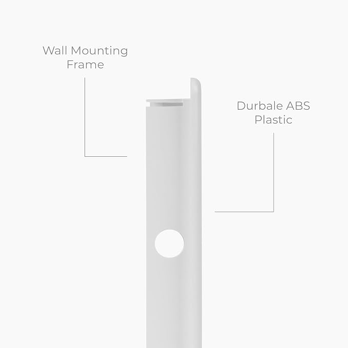 6 x 8 Inch White Rectangular ABS Plastic Plumbing Access Panel - Image 5