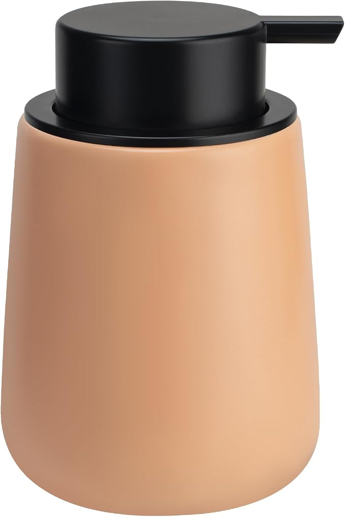 Soap Dispenser Ceramic with Easy-to-Press Pump Hand Lotion Liquid Dispenser by TOOZFO