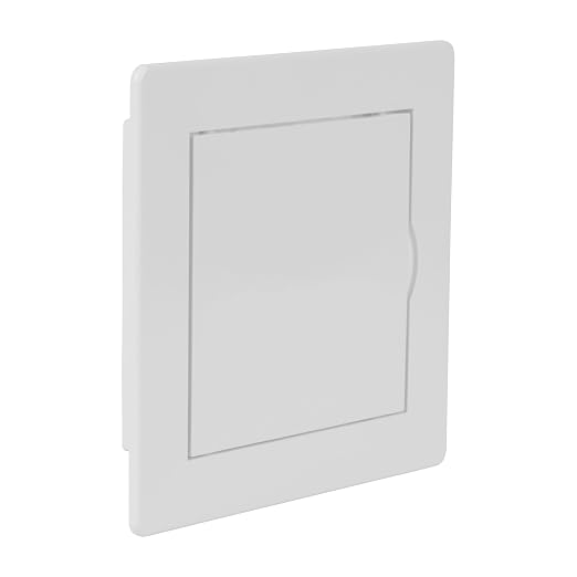 Repa Market 4 x 4 Access Panel for Drywall and Ceiling – White ABS Plastic Door by RepaMarket