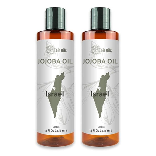 Jojoba Oil - Direct from EIR Oils' Farm in Israel - 100% Pure Carrier Oil by NaturePackaged