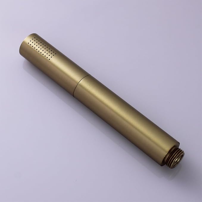 AYIVG Brushed Gold Finish Round Brass 2 In 1 Function High Pressure Handheld - Image 5