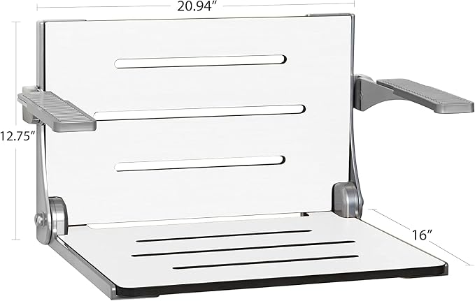 Seachrome Silhouette Comfort Folding Shower Bench Seat - Image 9