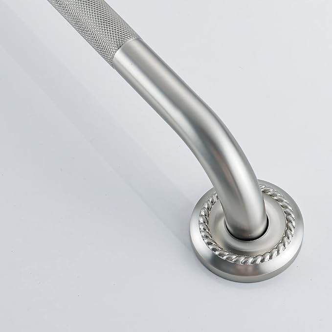 Anti Slip Shower Grab Bar, 16-Inch Toilet Textured Sturdy Hand Rail, Stylish by Unknown