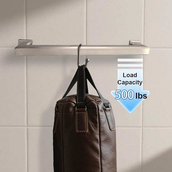 Handicap Grab Bars, Octagon 2 Pack 18 Inch Shower Grab Bar - Image 3