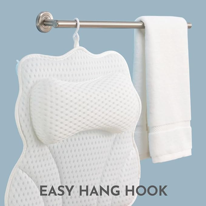 WONDERfoam Thick Padded Ergonomic Bath Pillow - Image 9