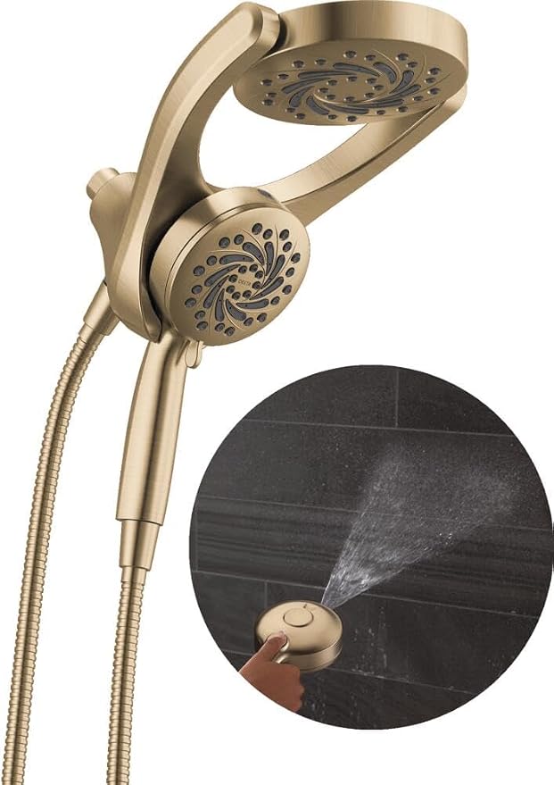 Delta 5-Setting HydroRain 2-in-1 Dual Shower Head by DeltaFaucet