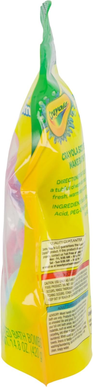 Crayola Colorful Scented Bath Bombs - Image 3