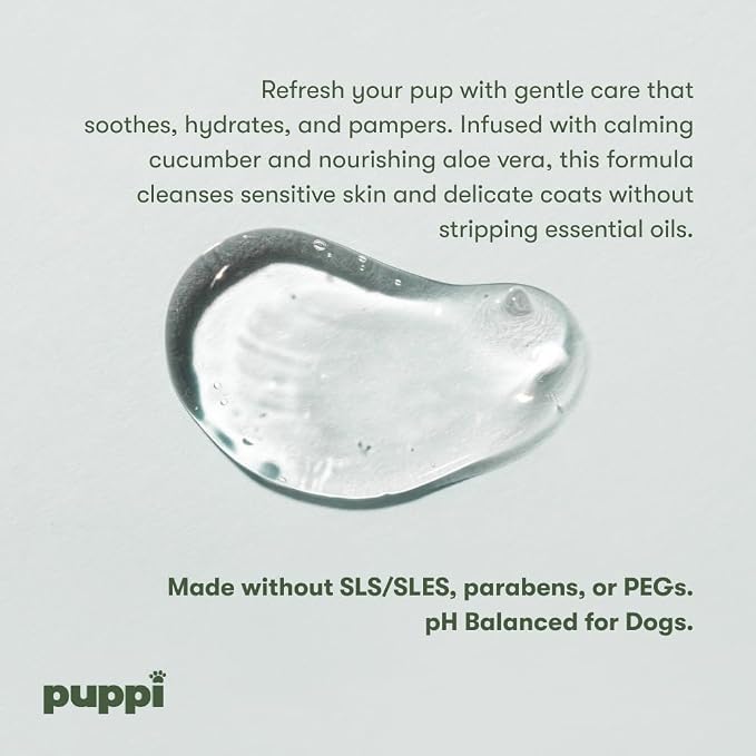 PUPPI Gentle Dog Shampoo Mini | 3.1 fl oz. / 92 ml | Enriched - Image 7