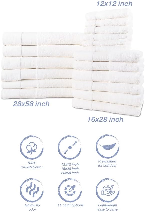 Hencely 18-Piece Bath Towel Set - Image 5
