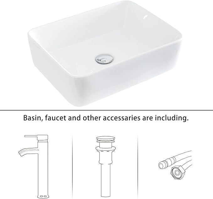 LUCKWIND 48" Bathroom Vanity Sink Combo, 24-inch Main Cabniet - Image 3