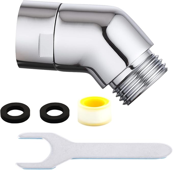 Shower Head Elbow Adapter, Shower Arm Elbow Adapter by Ceaeso