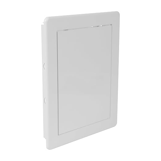 Repa Market 6 x 8 Access Panel for Drywall and Ceiling – White ABS Plastic Door by RepaMarket