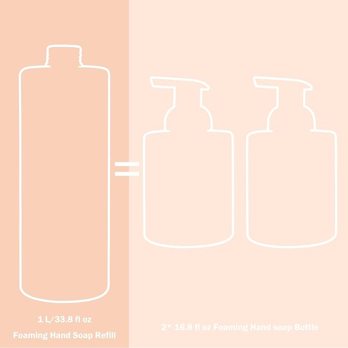 ROMIIE ZOI Foaming Hand Soap Refill, Gentle & Moisturizing Formula, 1 L/ 33.8 - Image 7