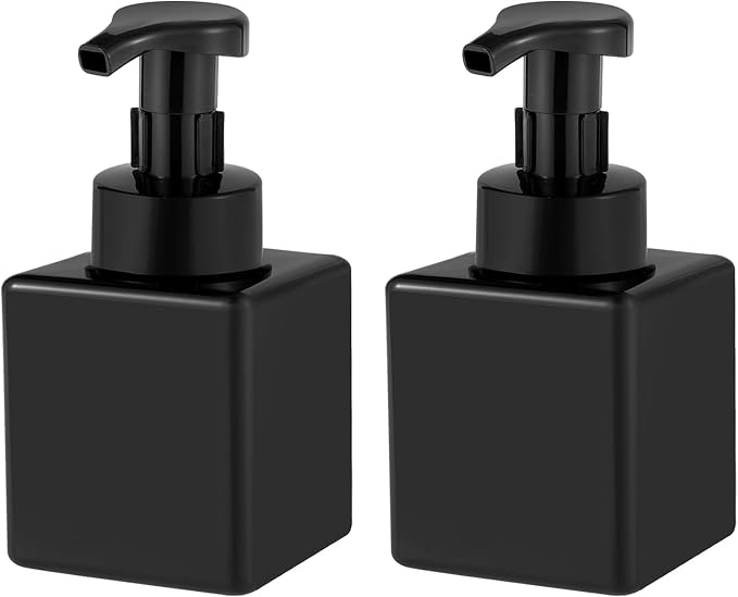 UUJOLY Foaming Soap Dispenser, 9oz Refillable Pump Bottle Plastic by UUJOLY