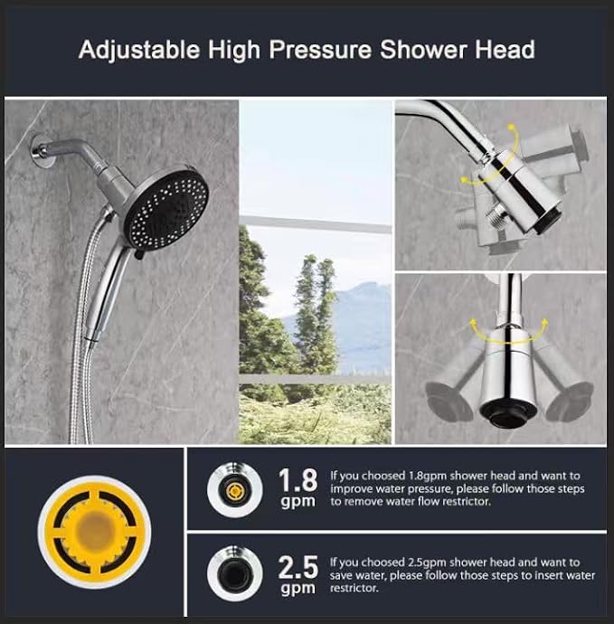 2.5gpm Magnetic Shower Head - Image 5