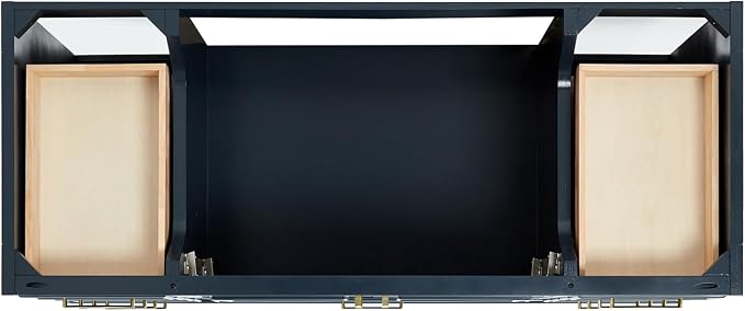 ARIEL Stafford 54" Midnight Blue Bathroom Vanity Base Cabinet, Single Sink - Image 9