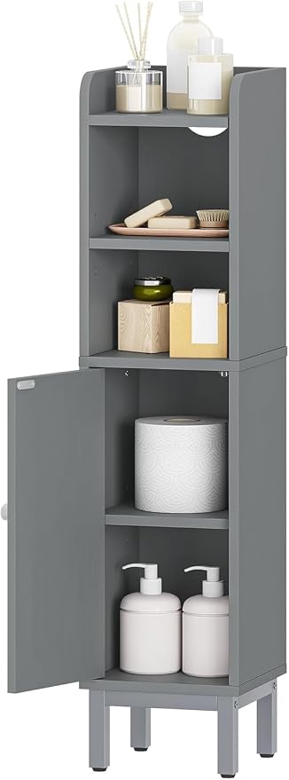 Bathroom Storage Cabinet, Small Corner Floor Cabinet - Image 8