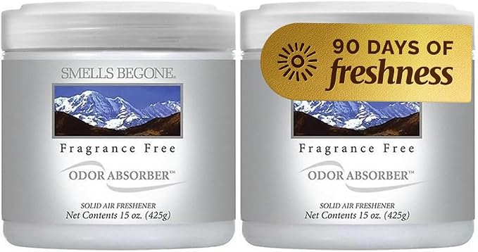 SMELLS BEGONE Air Freshener Odor Absorber Gel - 15 oz by SMELLSBEGONE