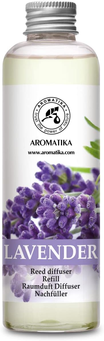 Lavender Reed Diffuser Refill 6.8 Fl Oz by Aromatika